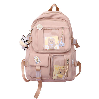 Niedlicher Cartoon-Motiv Rucksack Brehn
