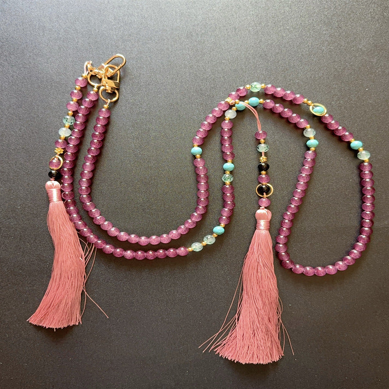 Bead decor Eyewear Kette mit Quasten Brehn