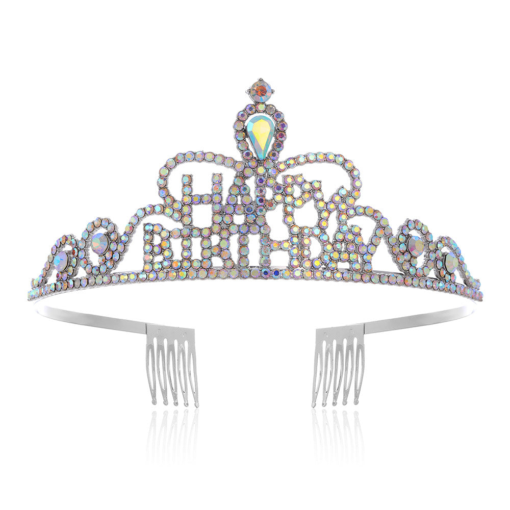 Damen Funkenkrone mit „Happy Birthday“ Schriftzug Brehn