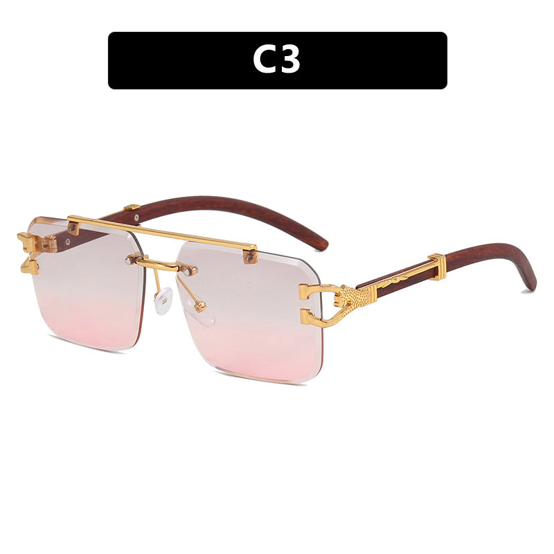 Damen modische Brille mit innovativem Rahmen und luxuriösem Holzdetail Brehn