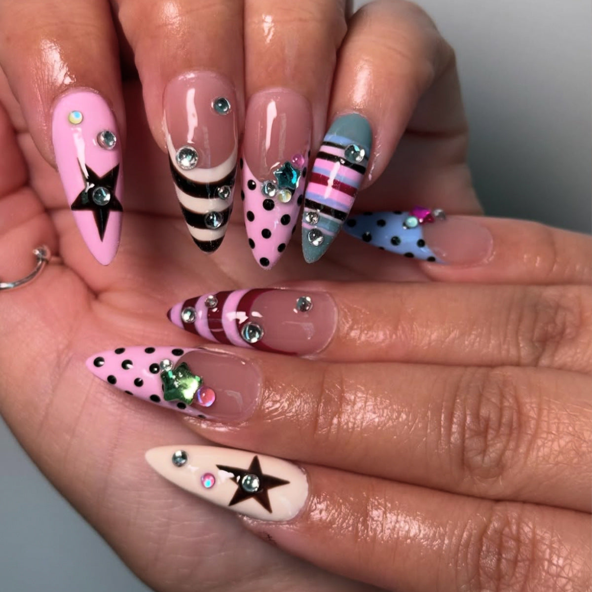 Dekorative Stiletto Nagelkunst Verlängerungen Brehn 1789713184