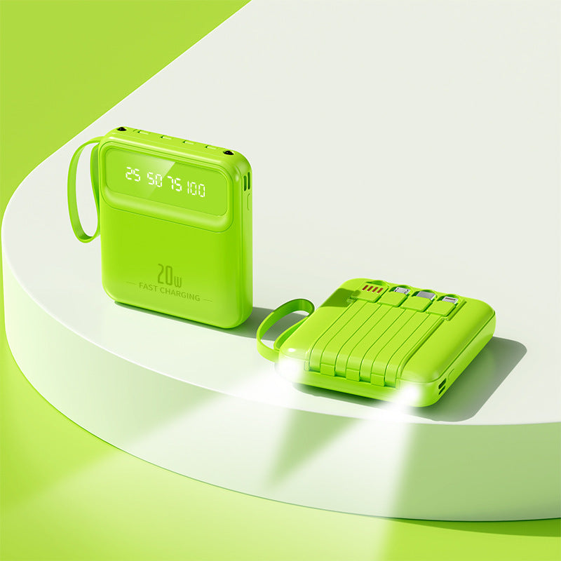 Tragbare Powerbank mit multifunktionaler Schnellladefähigkeit und digitaler Anzeige Brehn
