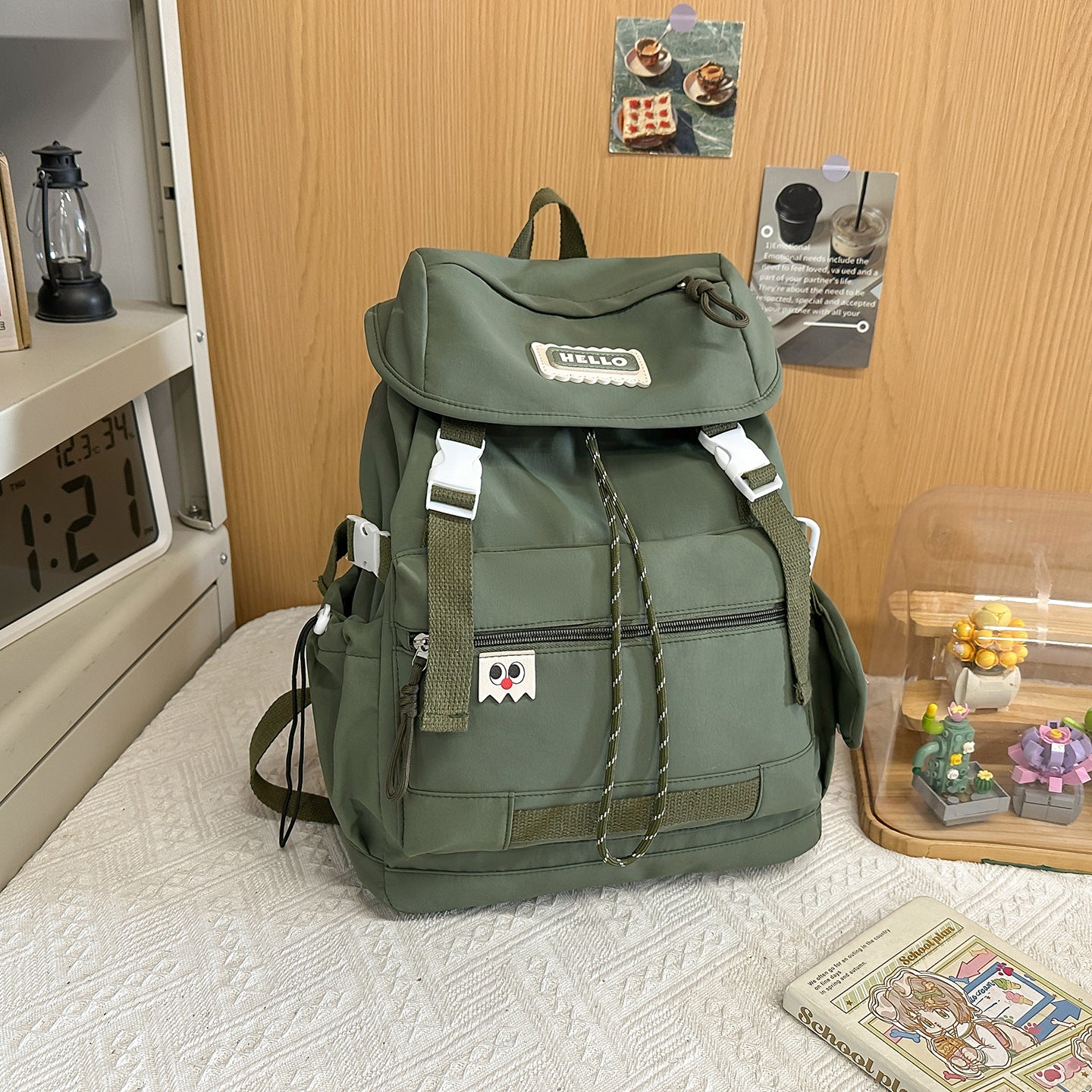 Rucksack Im Modernen Minimalistischen Stil mit Mehreren Fächern Brehn