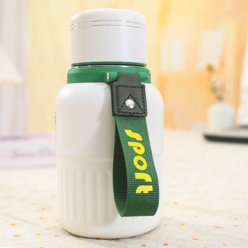Isolierte Trinkflasche mit Integriertem Tragegurt Brehn