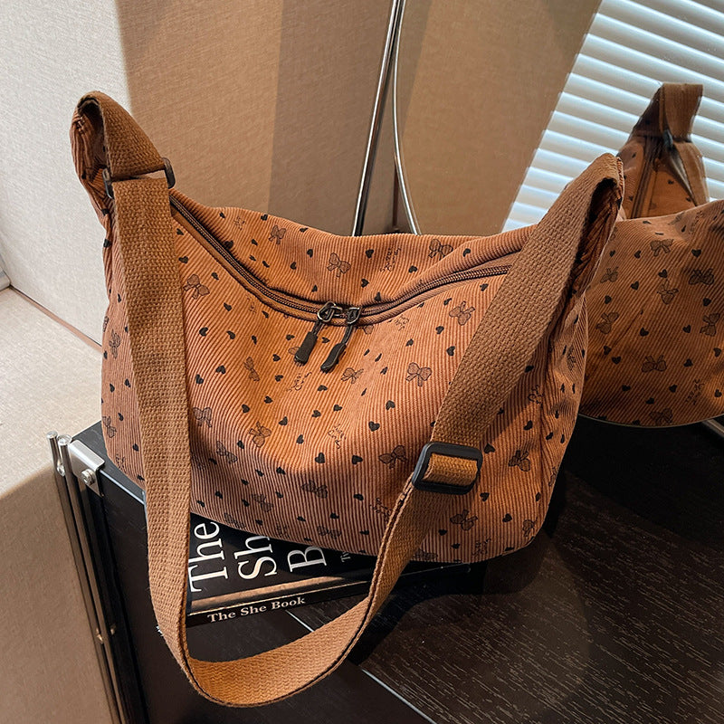 Lässige Blumenmuster Hobo Tasche