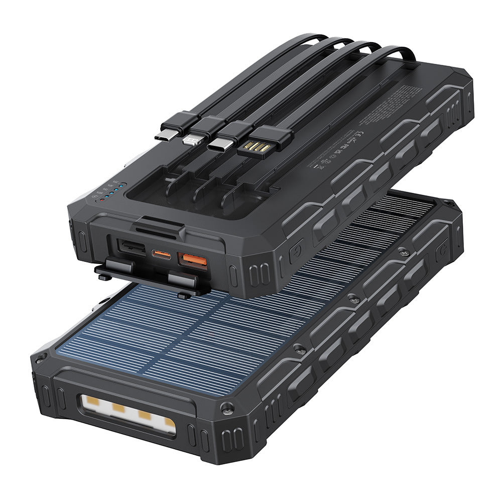 Solar Powerbank mit Schnellladefunktion Brehn