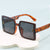 Damen quadratische Sonnenbrille mit ergonomischem Rahmen und UV-Schutz Brehn