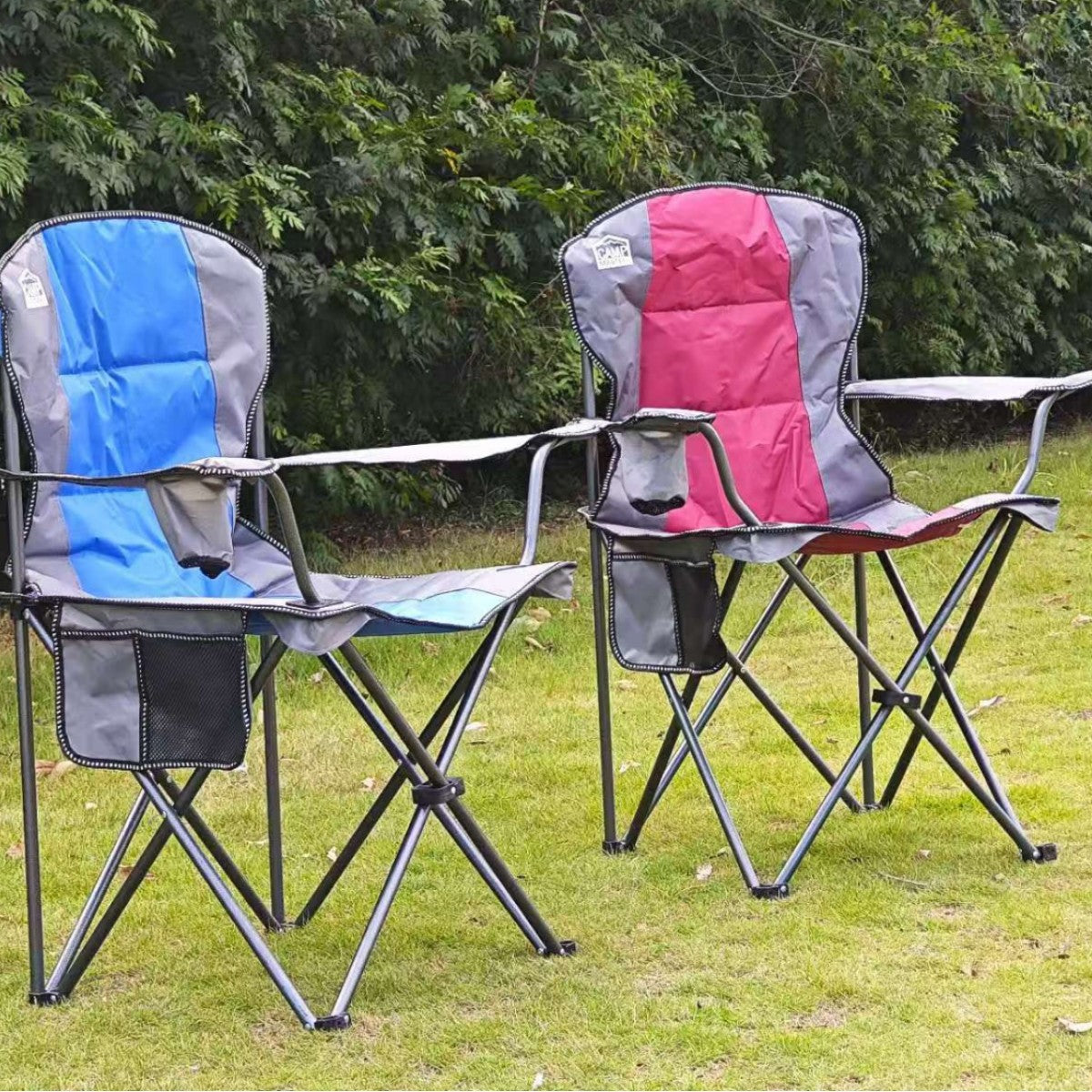 Damen Komfortabler Campingstuhl mit Getränkehalter Brehn