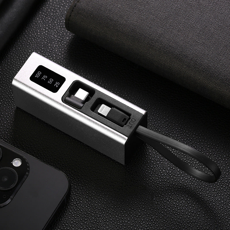 Multifunktionale Ladegerät mit Integriertem Usb-Kabel und Led-Anzeige Brehn