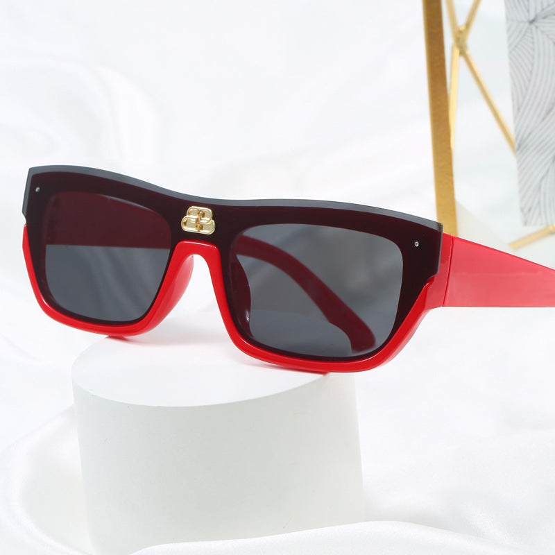 Damen modische oversized Sonnenbrille mit markantem Design Brehn