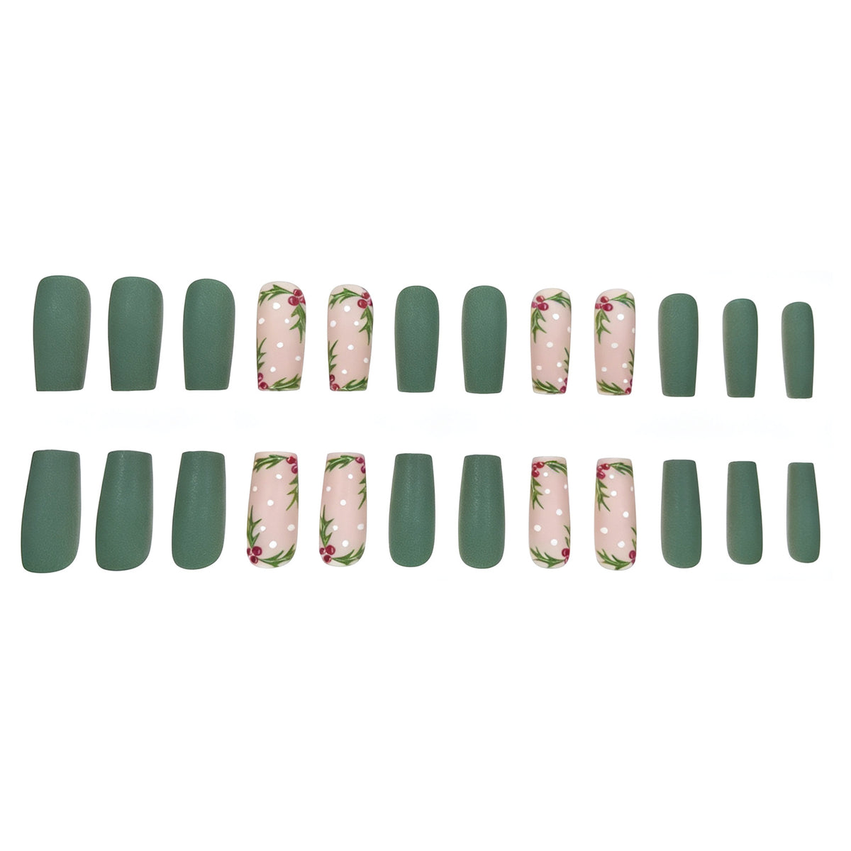 Festive Holly Nail Art Verbesserungen Brehn