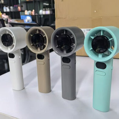 Damen tragbarer Handventilator mit digitaler Geschwindigkeitsregelung Brehn