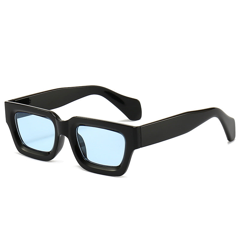 Damen trendige Sonnenbrille mit robustem und transparentem Rahmen Brehn