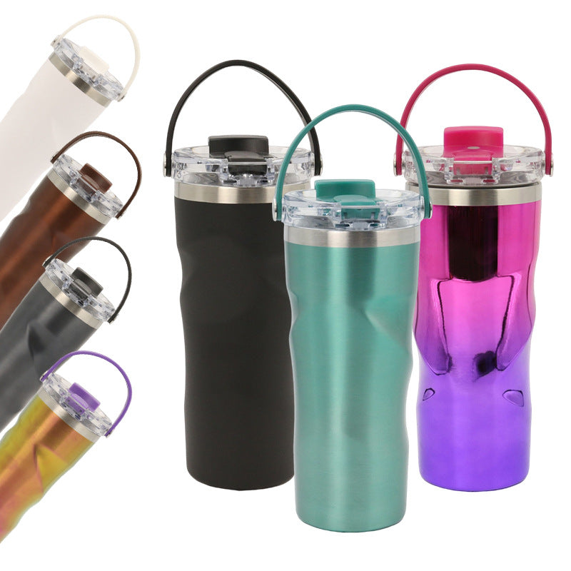 Damen isolierte Trinkflasche mit ergonomischem Design Brehn