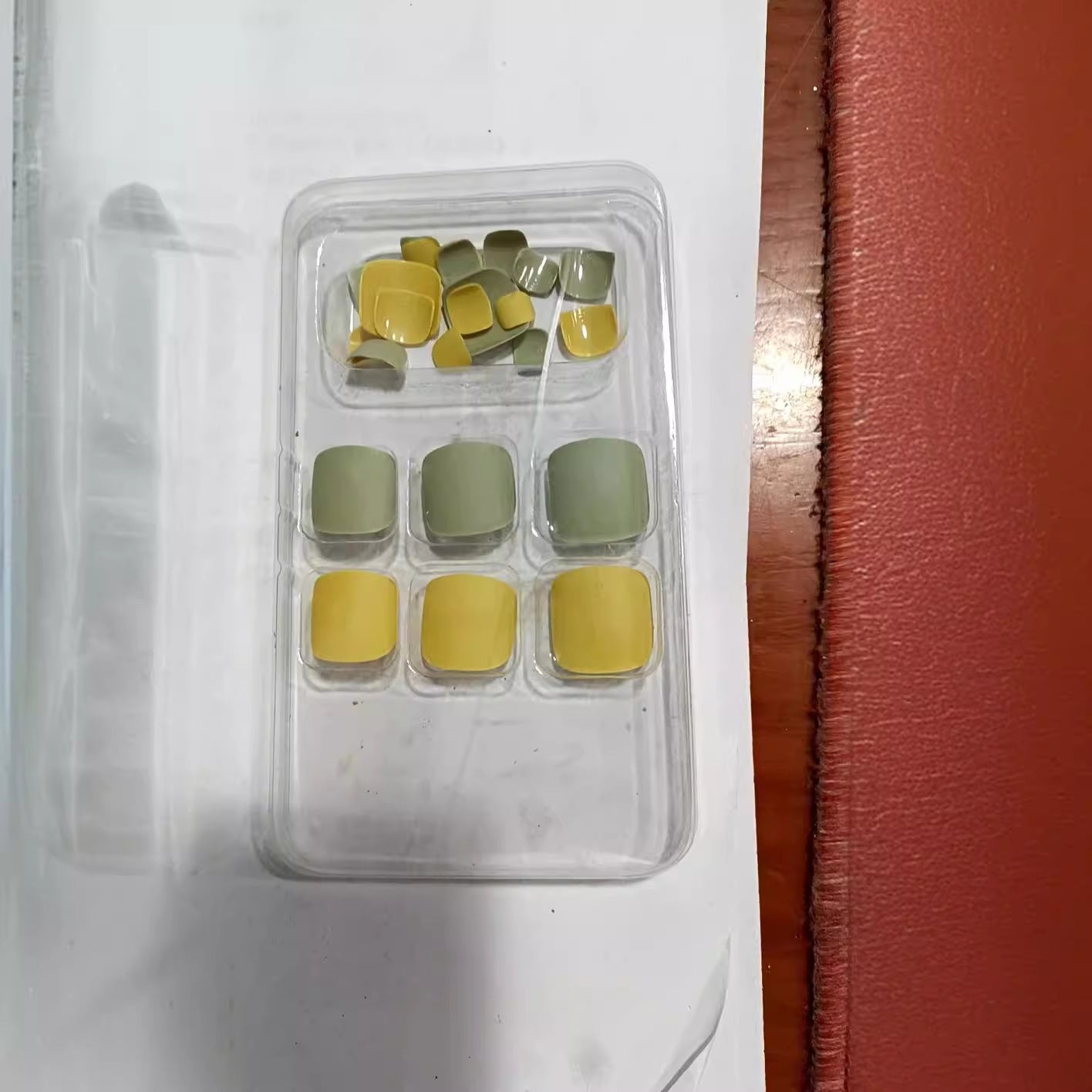 Matte Finish Press-On Nail Tips Set Brehn