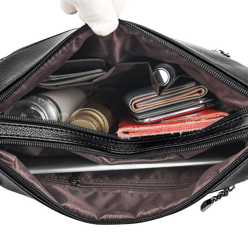 Elegante Texturierte Schultertasche Brehn