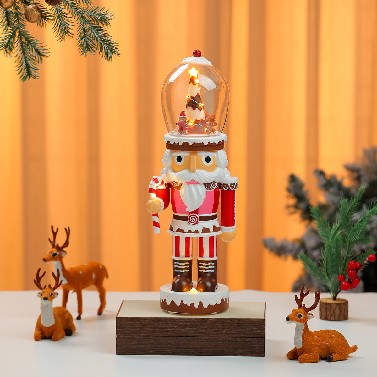 Beleuchtete Nussknacker Figurine Brehn