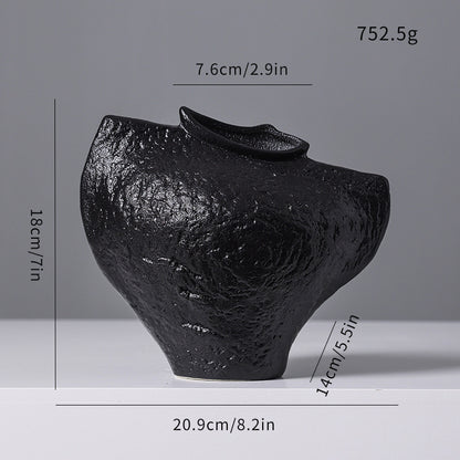 Abstrakte dekorative Keramikvase Brehn