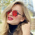Damen Modische Metallfassung Brille Brehn