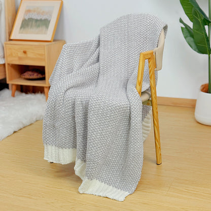 Home Gemütliche Strickdecke