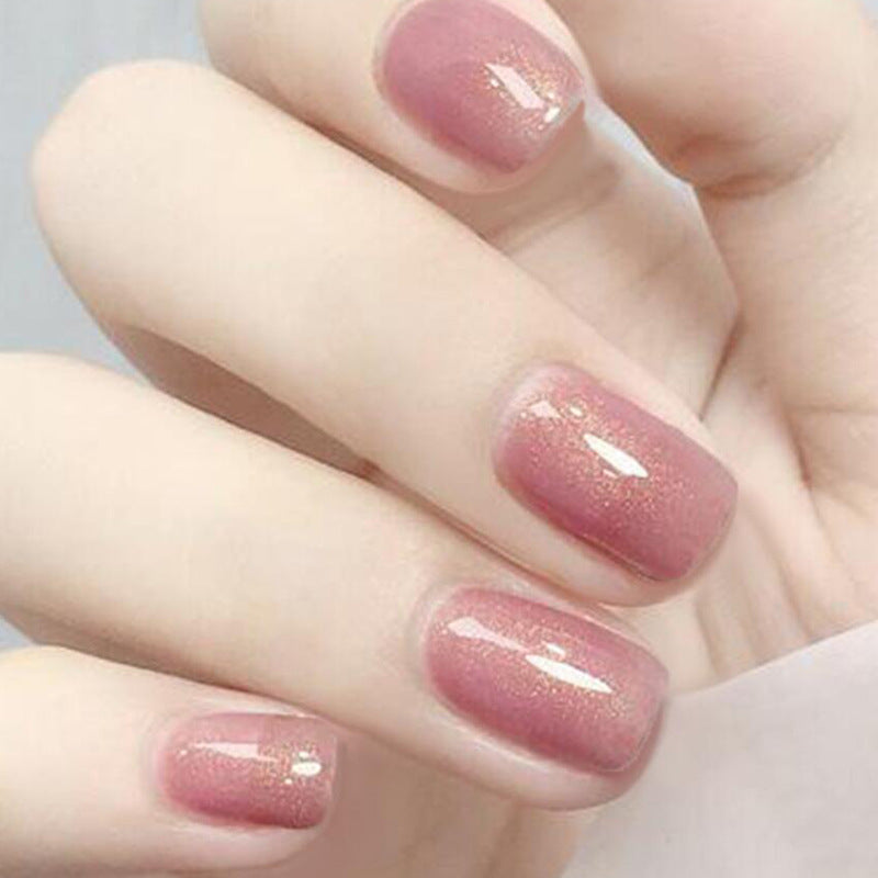 Glitzernde Gel Press-On Nägel Brehn