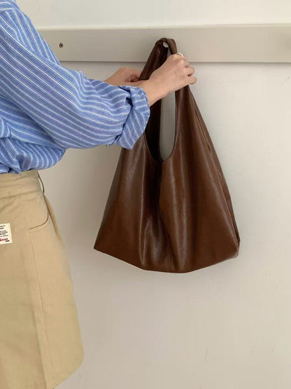 Schlanke Leder Lässige Schultertasche