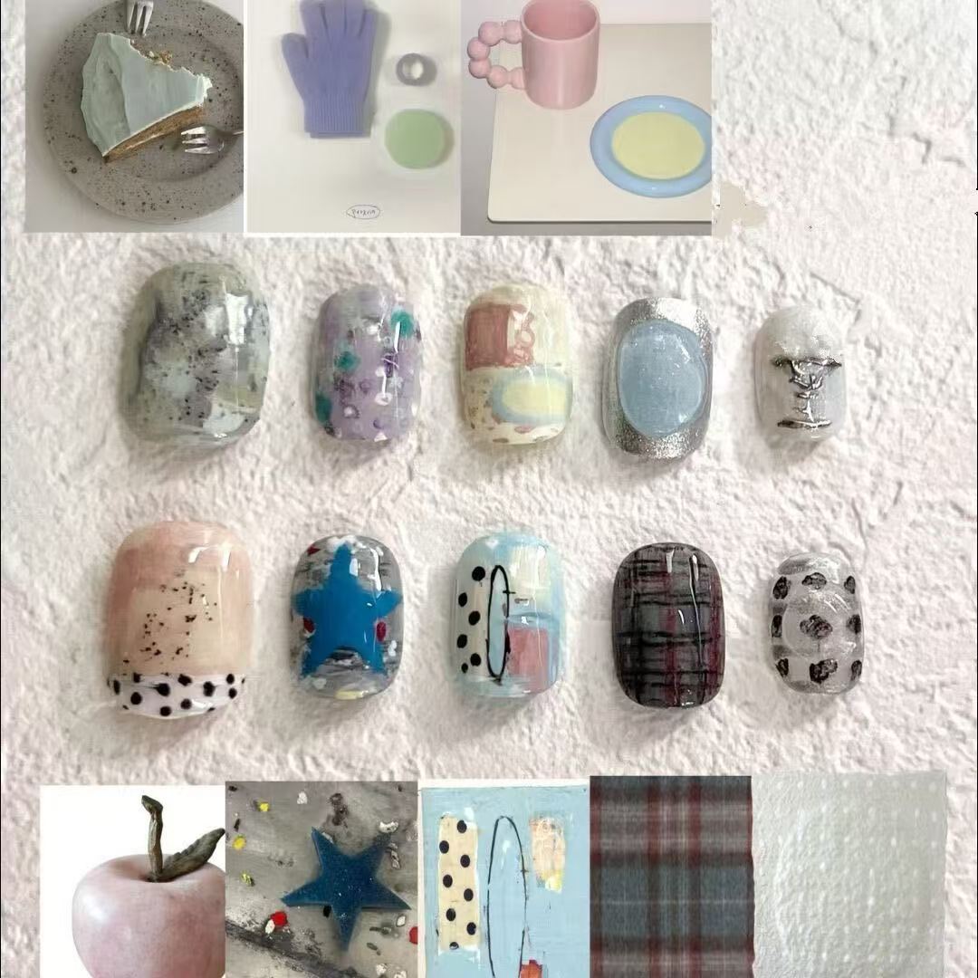 Artistic Press-On Nail Art Kollektion Brehn