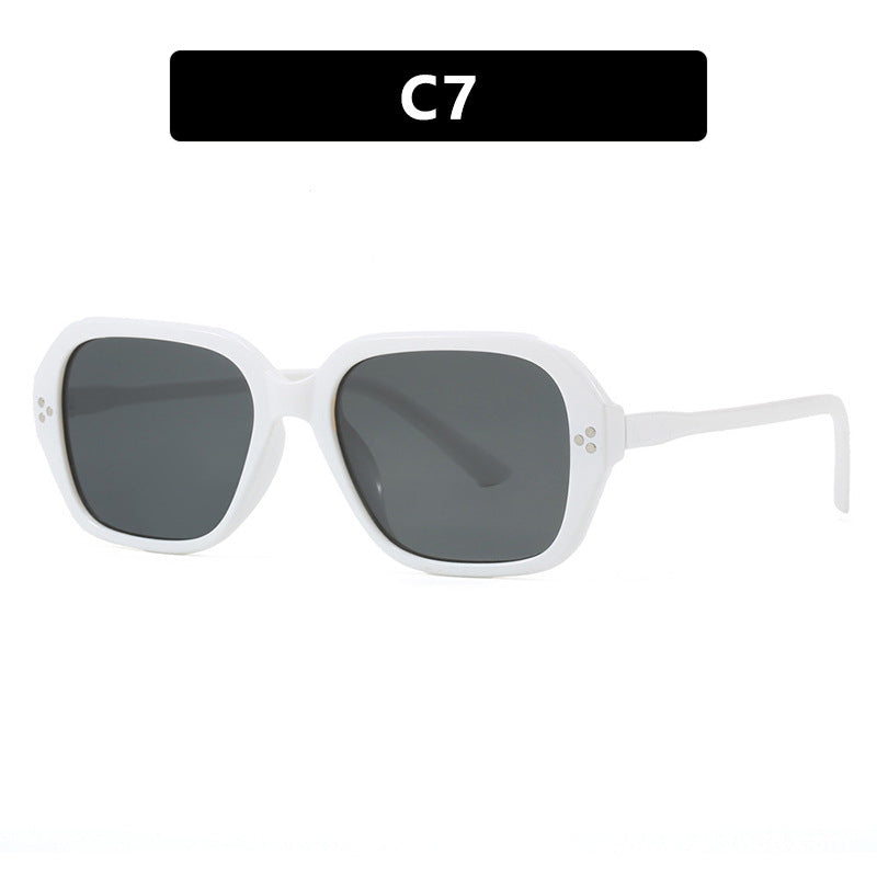 Damen stylische Sonnenbrille im trendigen Geometrie-Design Brehn