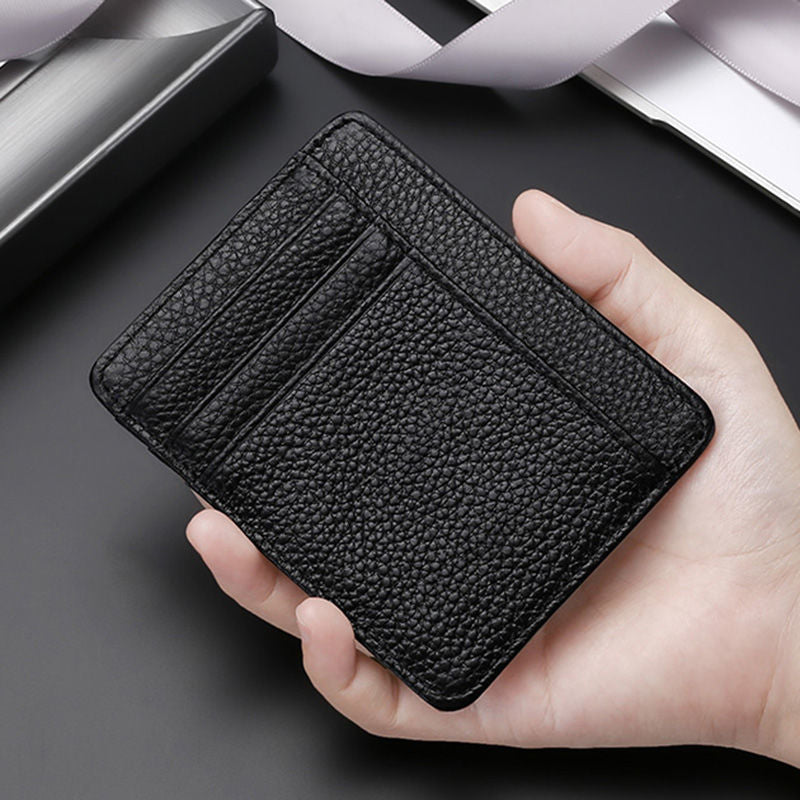 Premium Leder Reißverschluss-Kartenetui Brehn