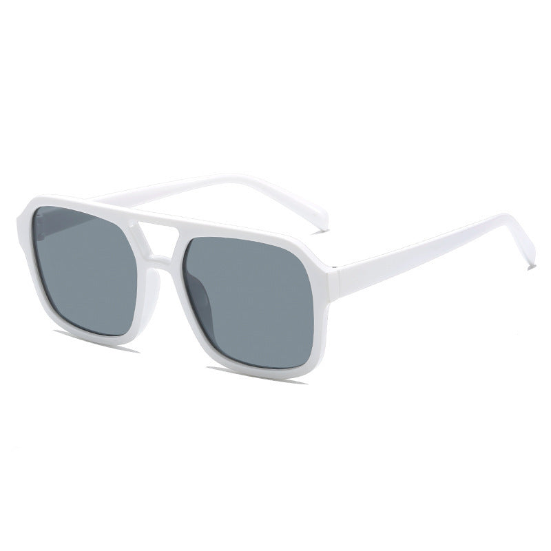 Klare Linse Quadratrahmen Sonnenbrille Brehn
