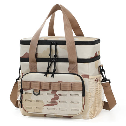 Damen isolierte und strapazierfähige Kühltasche im modernen Camouflage-Design Brehn