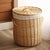 Eleganter Wäschekorb Aus Geflochtenem Rattan Brehn