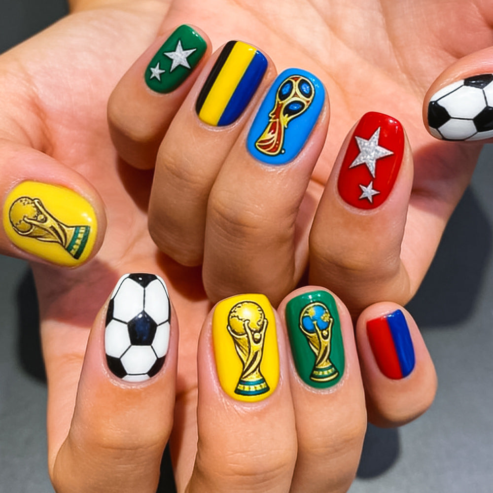 Sport-Themen Nagelkunst Set Brehn