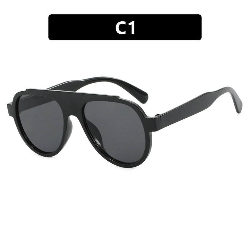 Damen Vintage-Style Sonnenbrille mit elegantem Kunststoffrahmen im Leopardenmuster Brehn