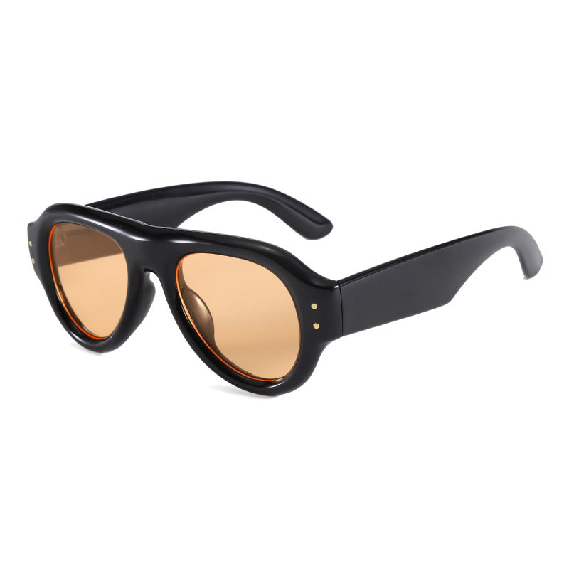 Damen ausgefallene Sonnenbrille im Retro-Stil Brehn