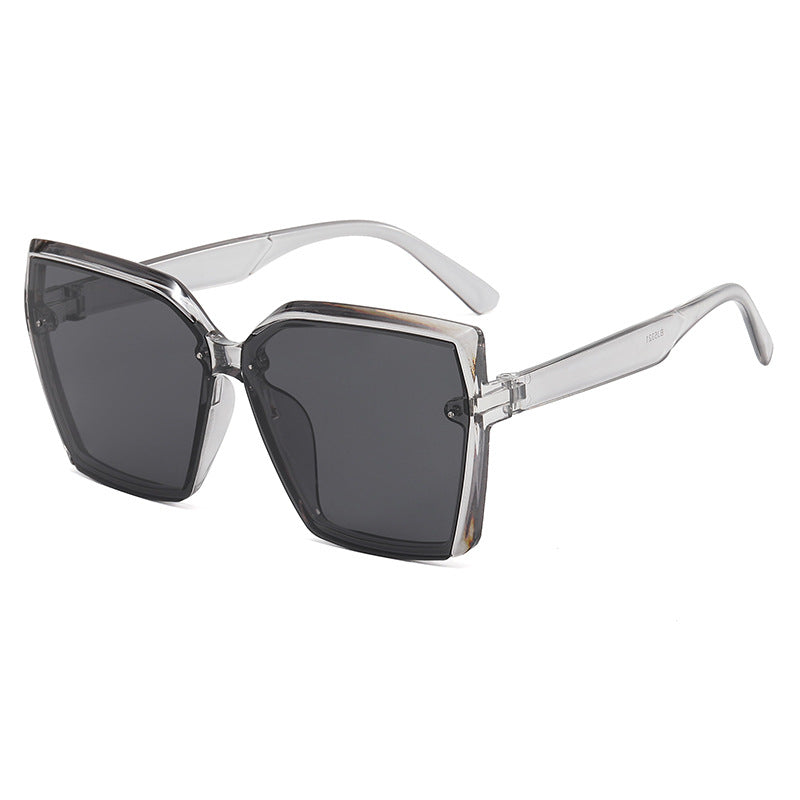 Damen Oversized Sonnenbrille mit modernem Schildpatt-Design Brehn