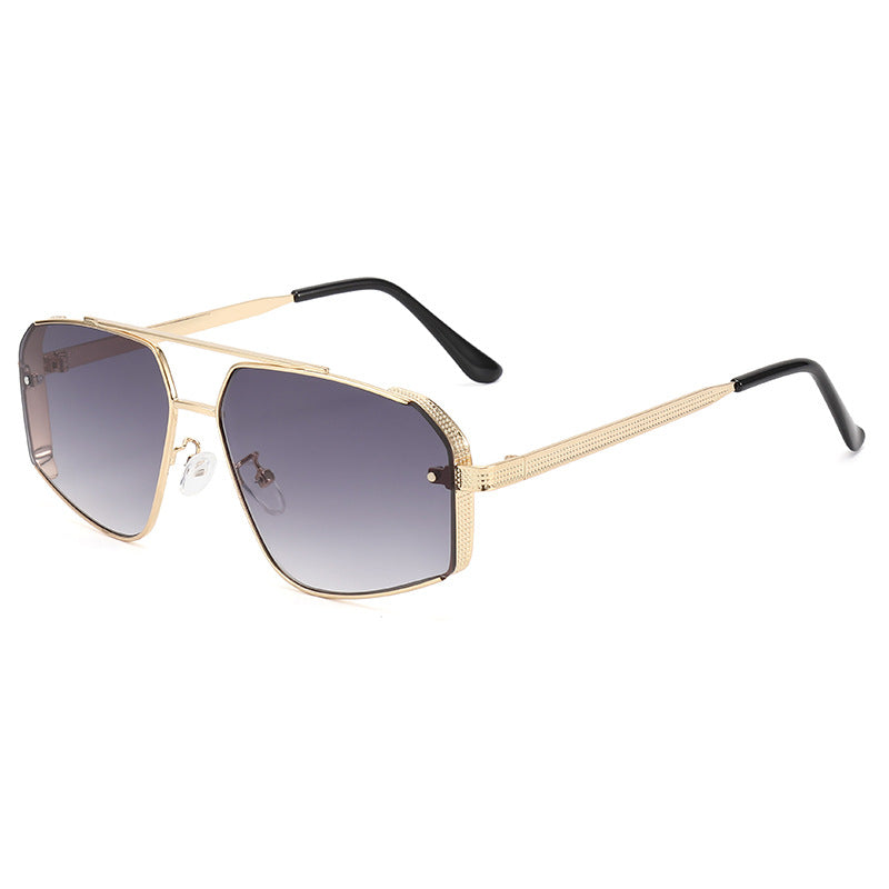 Oversized geometrische Rahmen Sonnenbrillen Brehn