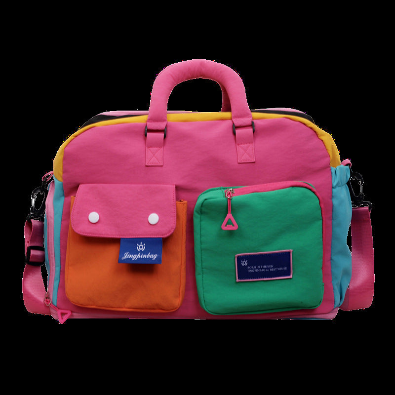 Bunte Multi-Taschen Reise-Duffle