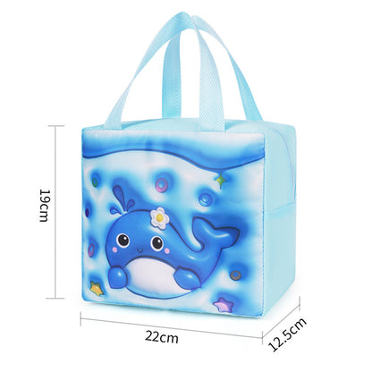 Cartoon-Themen Isolierte Lunch Tasche Brehn
