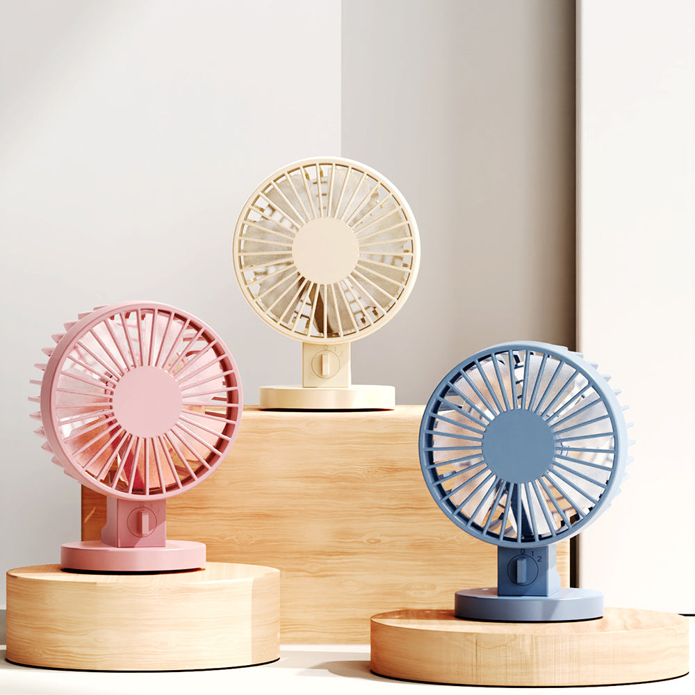 Damen tragbarer Mini Tischventilator mit höhenverstellbarer Basis Brehn