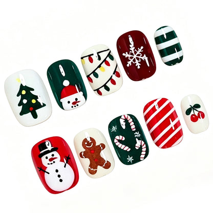 Festliches Holiday Nagelkunstset Brehn