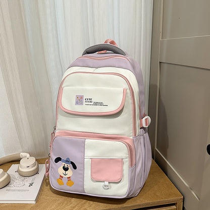 Stylischer Mehrfach-Taschen Schulrucksack