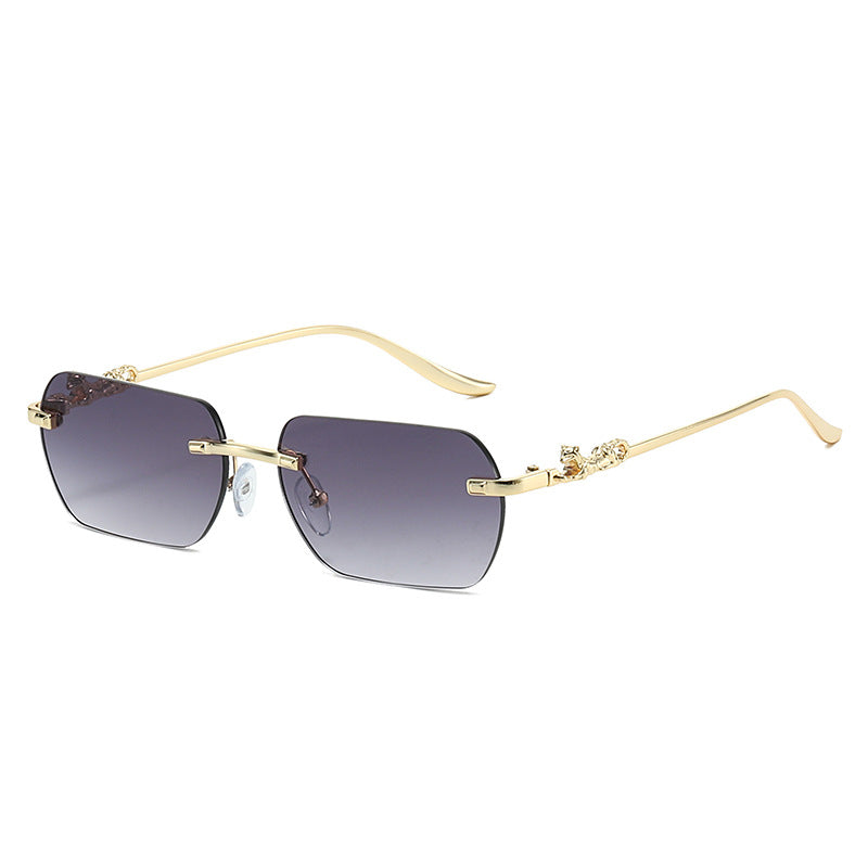 Damen elegante Halbrahmenbrille mit schmückenden Details Brehn