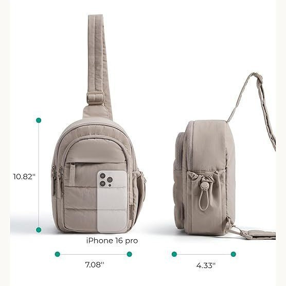 Modulare Crossbody-Tasche mit Mehreren Fächern Brehn