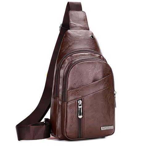 Leder Sling-Tasche Brehn