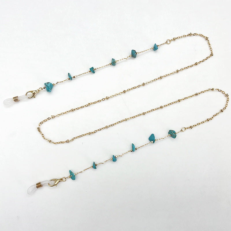 Bunte Edelstein Brillen Kette Brehn