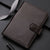 Elegante strukturierte Leder Planer Brieftasche Brehn