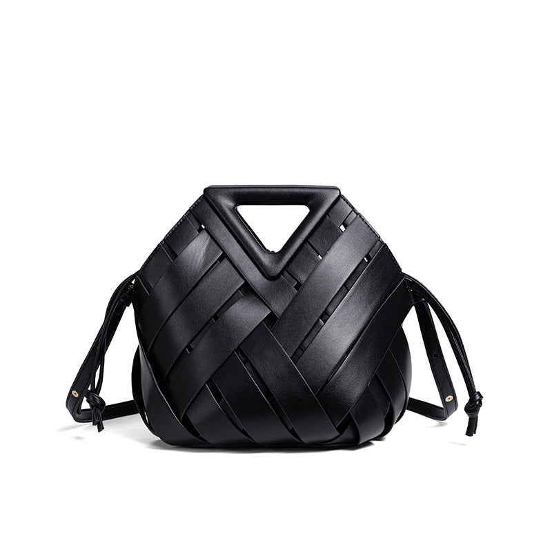 Gewebte Leder-Handtasche Brehn