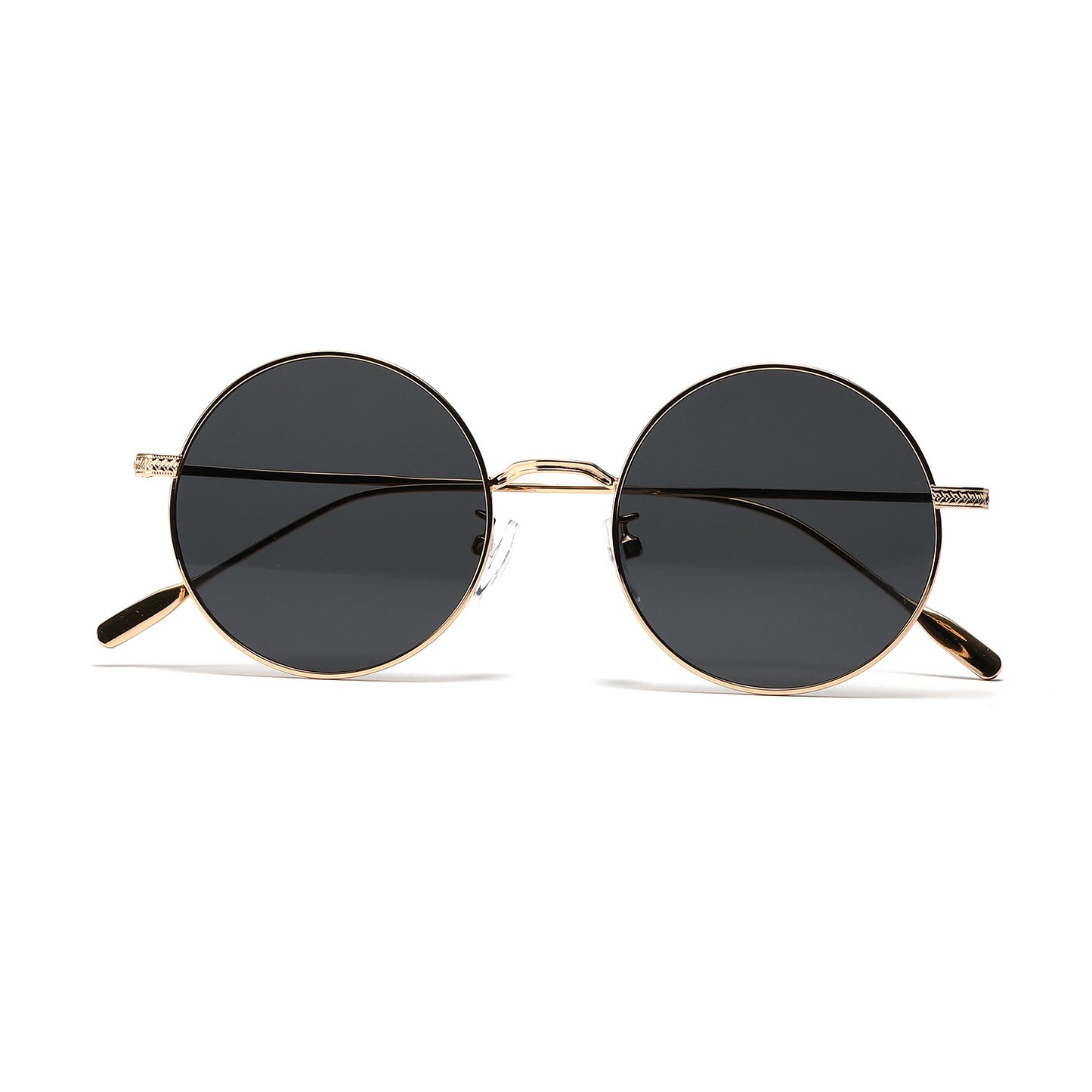 Damen runde modische Sonnenbrille mit glamourösem Rahmen Brehn