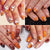 Herbst-inspiriertes Glitzer-Nagelkunst-Set Brehn